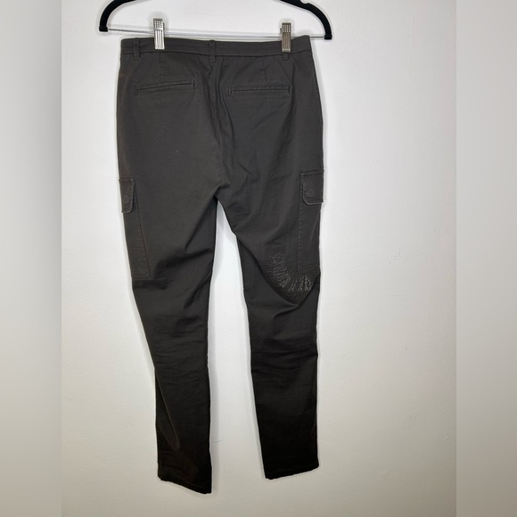 ATM ANTHONY THOMAS MELILLO Stretch Cotton Distressed Cargo Pants - Picture 8 of 11